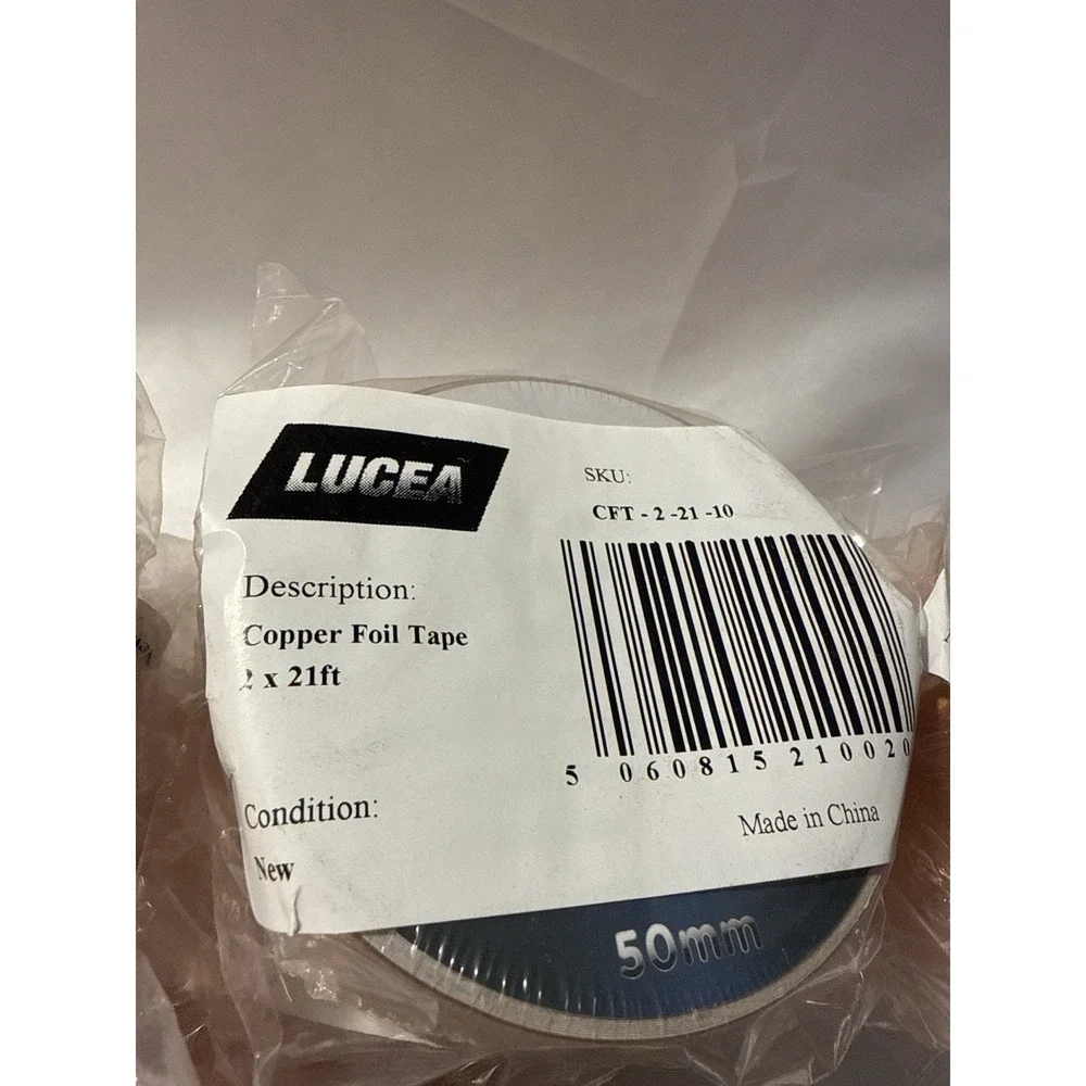 Lot of 5 LUCEA Copper Foil Tape Rolls
